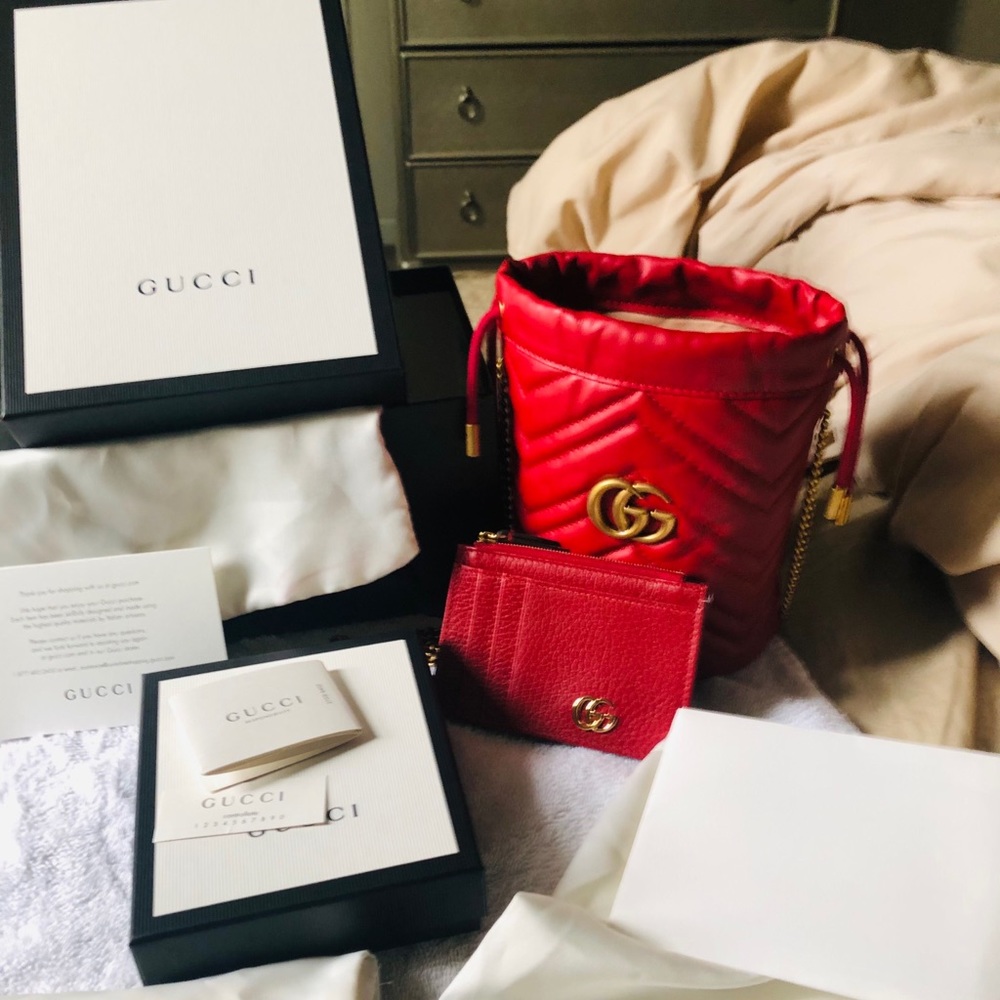 Authentic Gucci bag and wallet